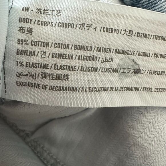 Abercrombie & Fitch Womens The Ankle Straight Ultra Hi Rise Jeans Blue Sz 30/10s - Picture 14 of 16